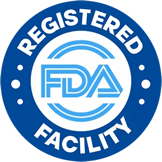 Registered FDA facility badge