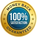 Money-back satisfaction guarantee badge